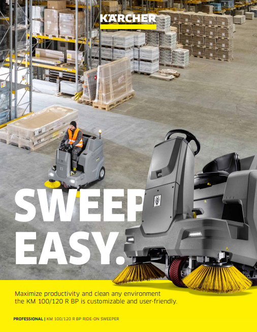 Karcher KM 100/120 Floor Sweeper Flyer